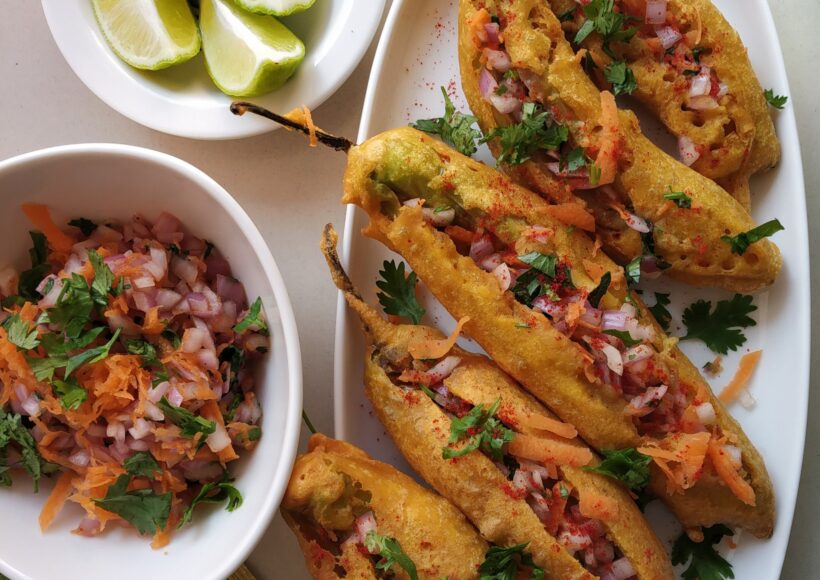Mirchi Bajji Recipe | Spicy Chilli Bajji – Street Food Favorite